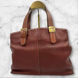 Burberrys Brown Leather Vintage Tote bag
